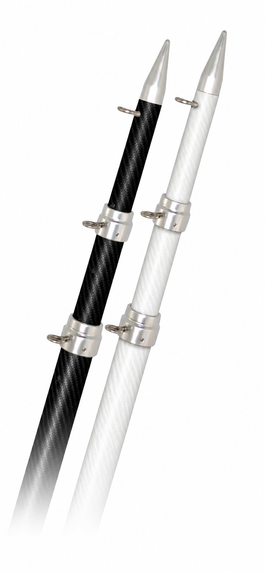 Carbon Fiber Telescoping Poles 15' Feet / Black
