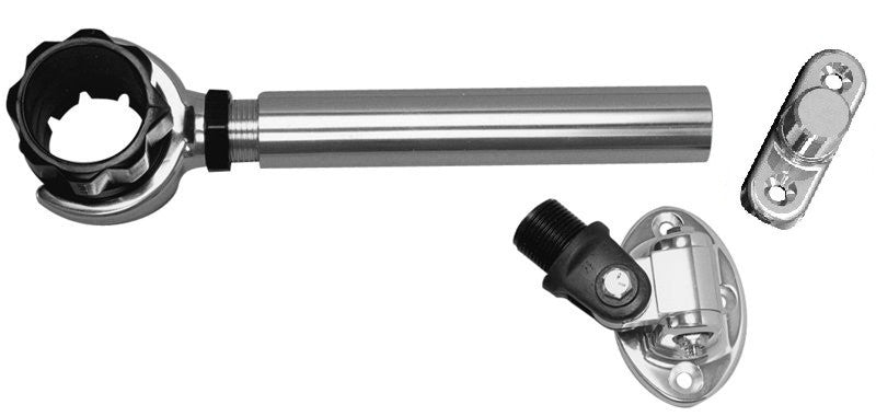 Threaded Antenna Support Pipe Mount & 4-Way Base - PAK-0005