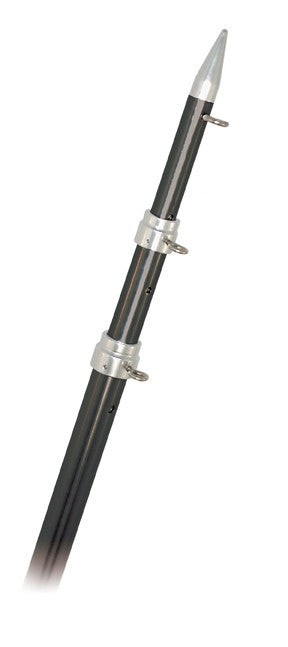 Carbon Fiber Center Rigger Pole 18 Feet / White