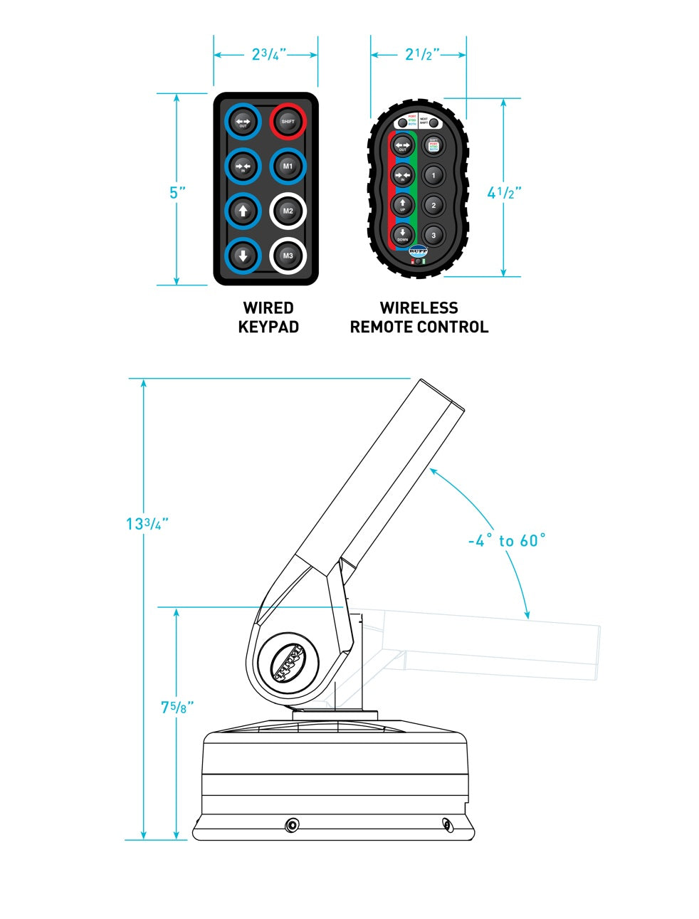 Top Gun Vector - ELECTRIC Outrigger System - PAIR