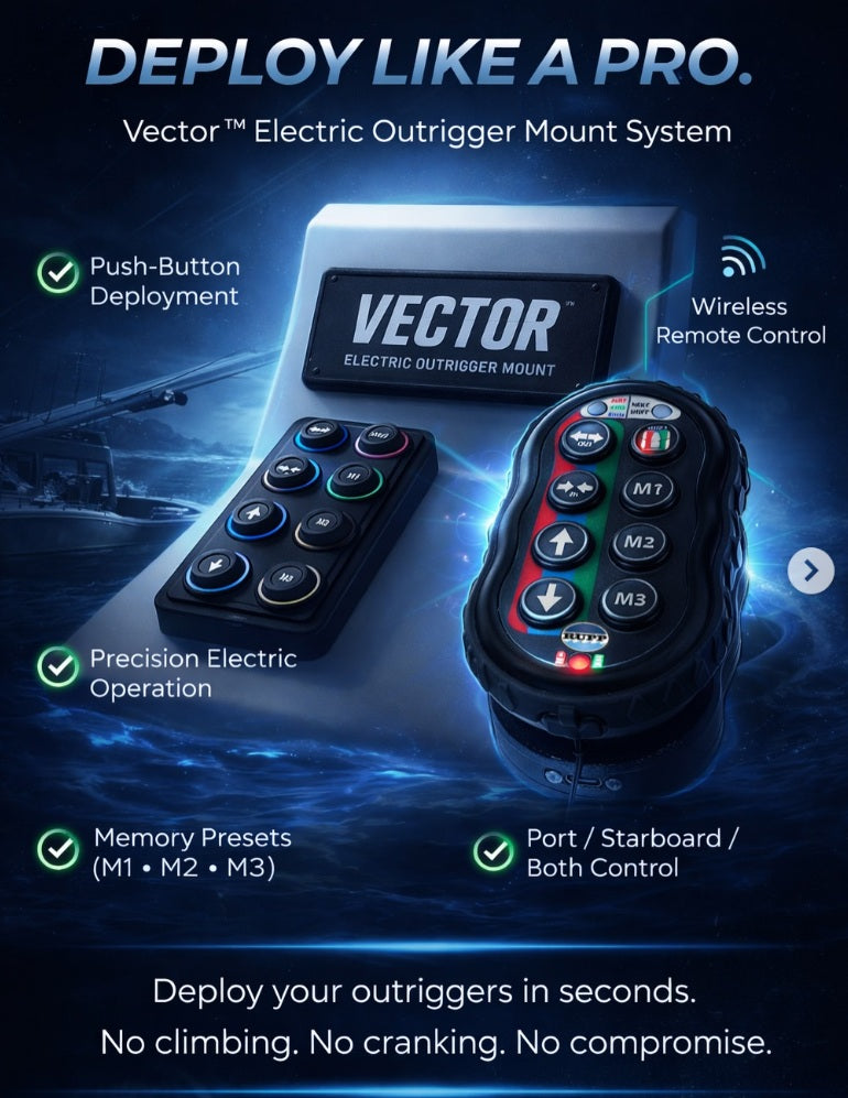 Top Gun Vector - ELECTRIC Outrigger System - PAIR