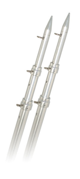 Rupp Top Gun Telescoping Outrigger Poles - Aluminum-Silver